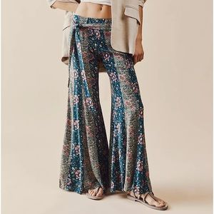 FREE PEOPLE Bali Sultry Boho Flare Pants, new with tags